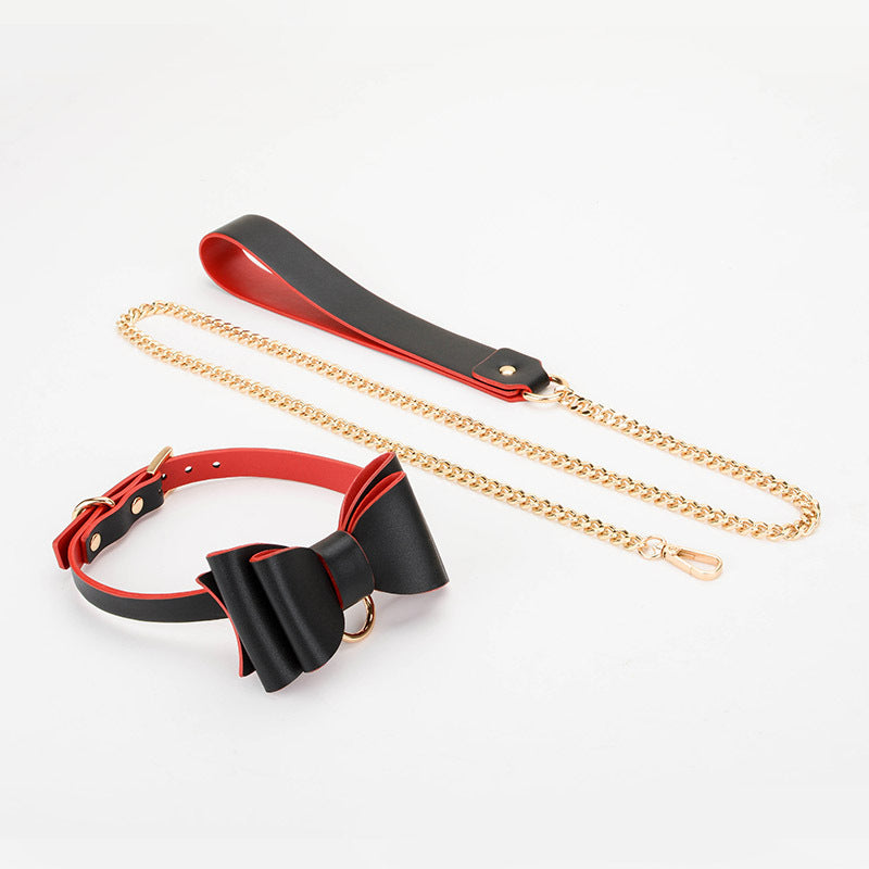 Couple Sex Lifestyle Bondage Set Leather Collar Female Flirt Adult Alternative Toys