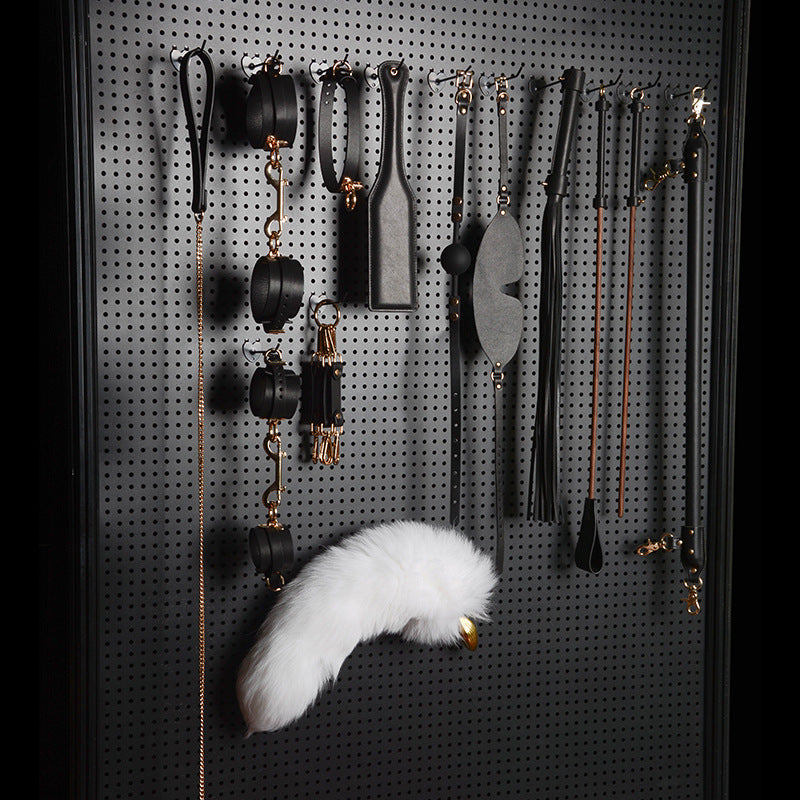 Cowhide Bondage Set Adult Products SM Femdom Torture Instruments Sex Toys