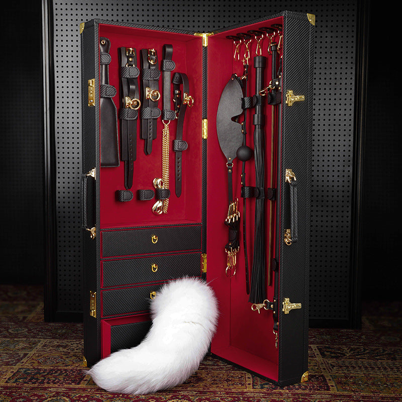 Cowhide Bondage Set Adult Products SM Femdom Torture Instruments Sex Toys
